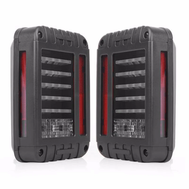 Полностью светодиодный ные задние фонари 2007 2016 для Jeep Wrangler JK Rubicon и т. Д.|led tail light|tail