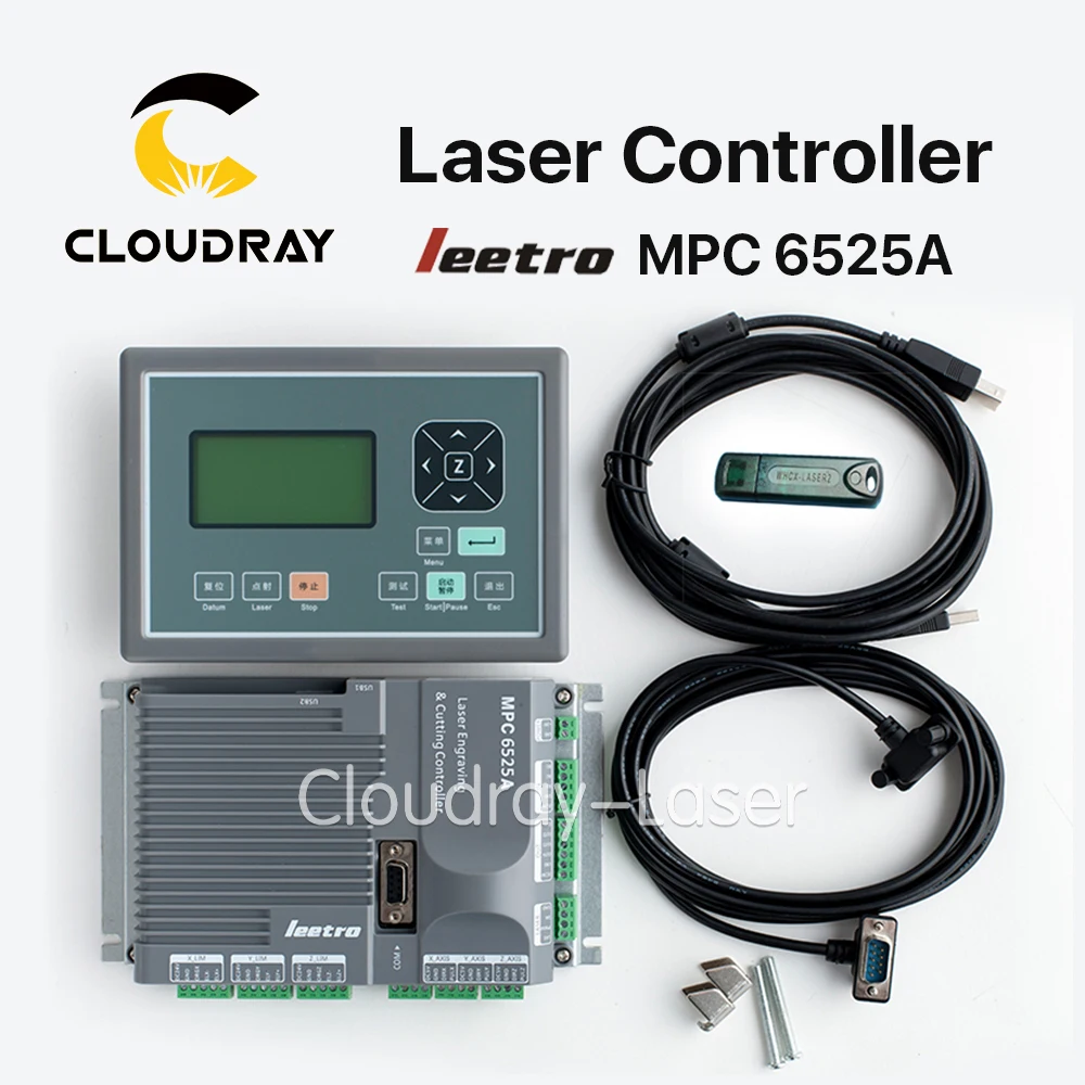 Cloudray leetro MPC 6525a CO2 лазерная контроллер Системы для лазерной гравировки и Резка