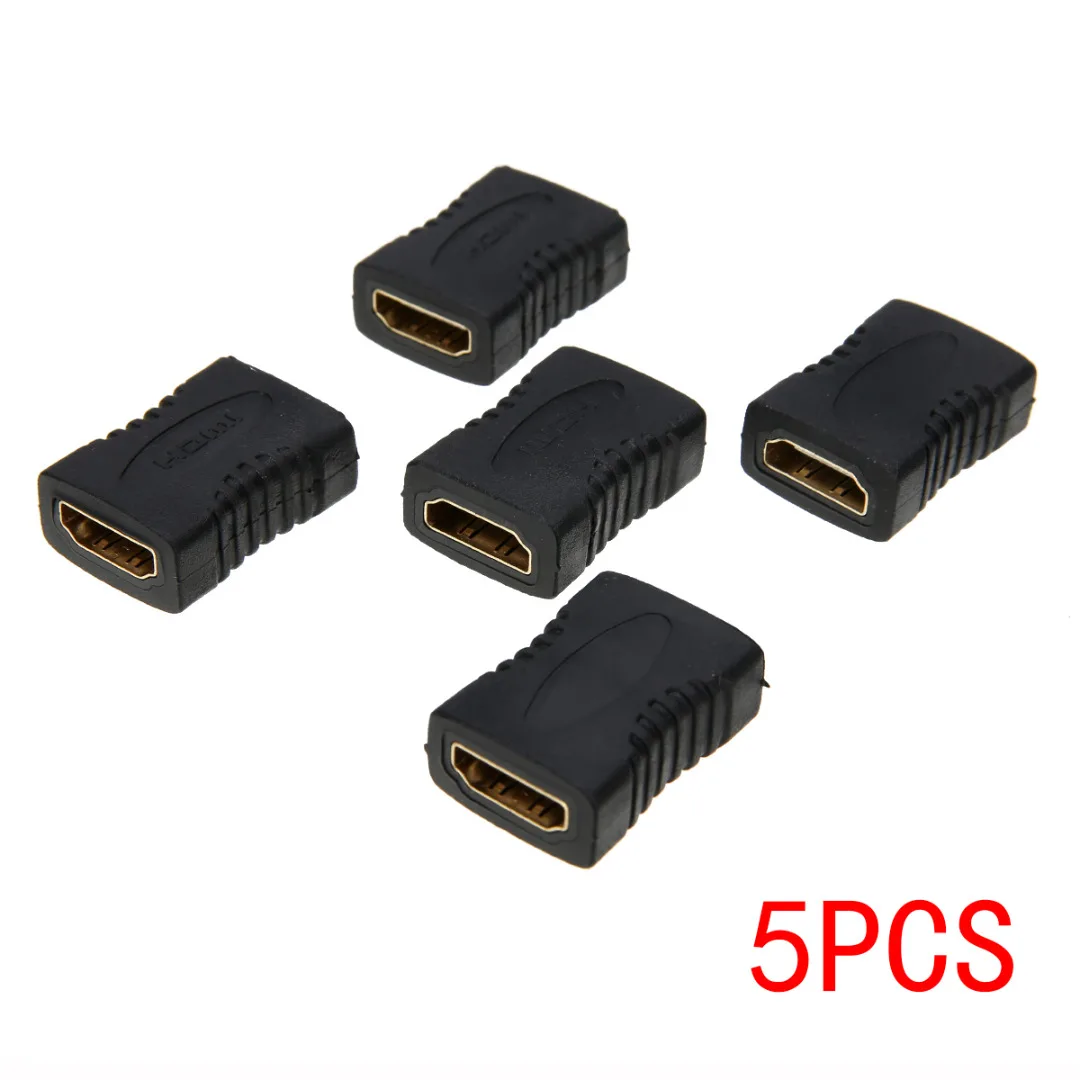 5 шт. HDMI Женский удлинитель Соединительный адаптер разъем F/F подходит для HDTV Mayitr