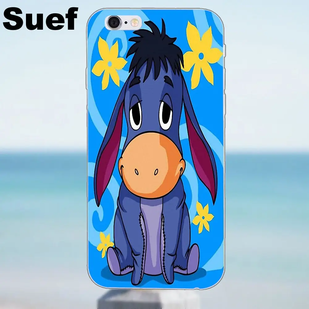 Для iPhone 4 4S 5 5S 5C SE 6 6S 7 8 Plus X Samsung Galaxy A3 A5 J1 J3 J5 J7 2016 2017 чехлы из ТПУ с рисунком Ослика|for