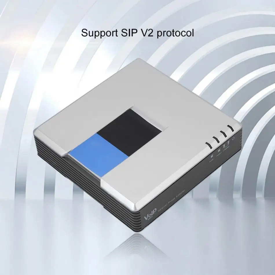 VoIP шлюз Интернет Телефон 2 порта адаптер SIP RJ45 кабель для Linksys PAP2T-NA PAP2T PAP2T-Na ATA телефонный адаптер без коробки