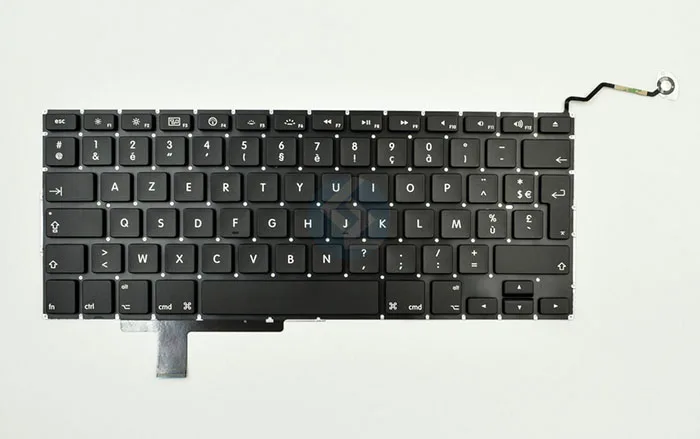 Совершенно новая AZERT Французская клавиатура для Macbook Pro 17 1 &quota1297 FR Франция
