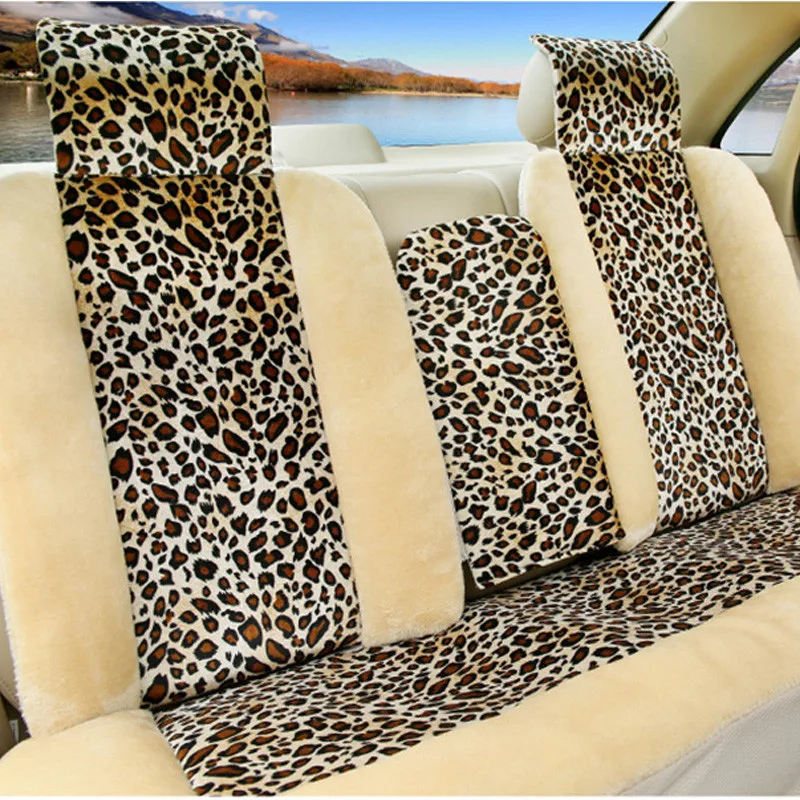 10 шт./компл. зимнее сиденье Чехлы универсальные автомобильные меховые накидки