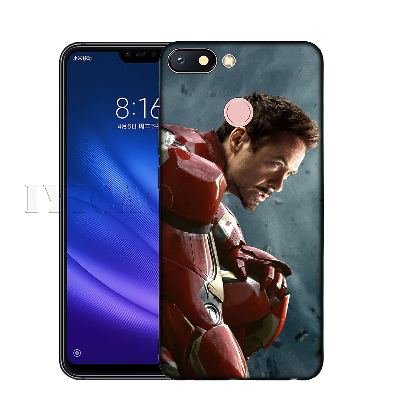 IYICAO Железный человек Marvel Мягкий силиконовый чехол для телефона Xiaomi Redmi K20 8A 7A 6A 5A S2