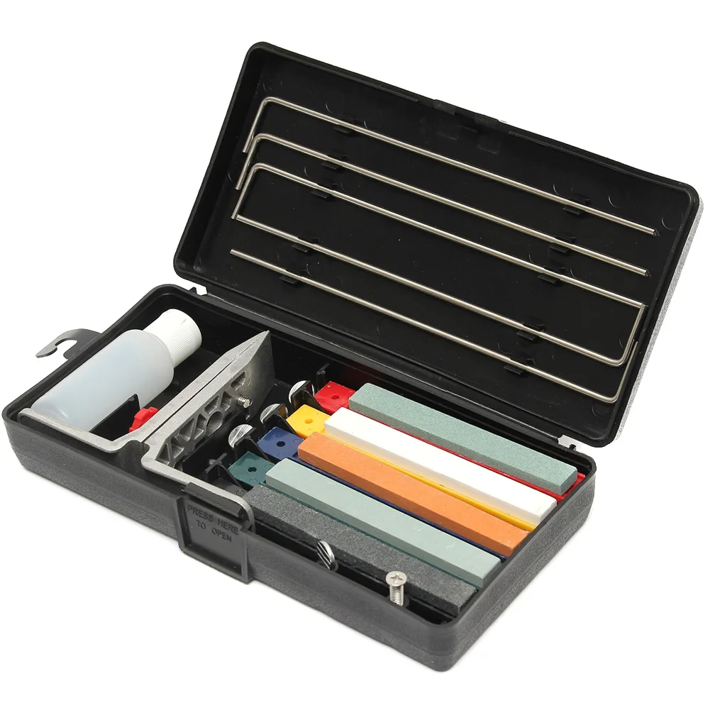

1 Set Fix-Angle Sharpener Kitchen Sharpening System Tools Durable for Chef Home DC156