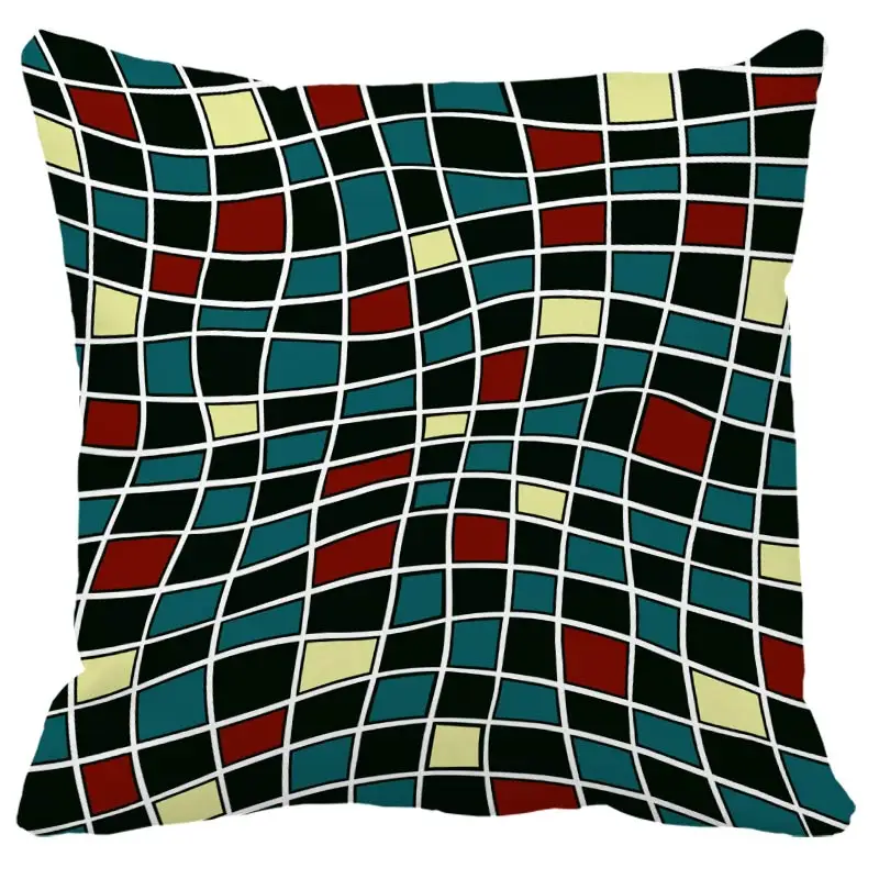 Наволочка для подушки 45x45 см, 50*50 см, 60x60 см, скандинавские простые геометрические декоративные наволочки для дивана из полиэстера и хлопка