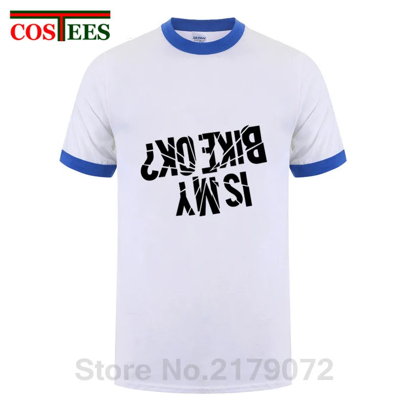 Футболка с надписью Мой велосипед ок футболка для горных велосипедов