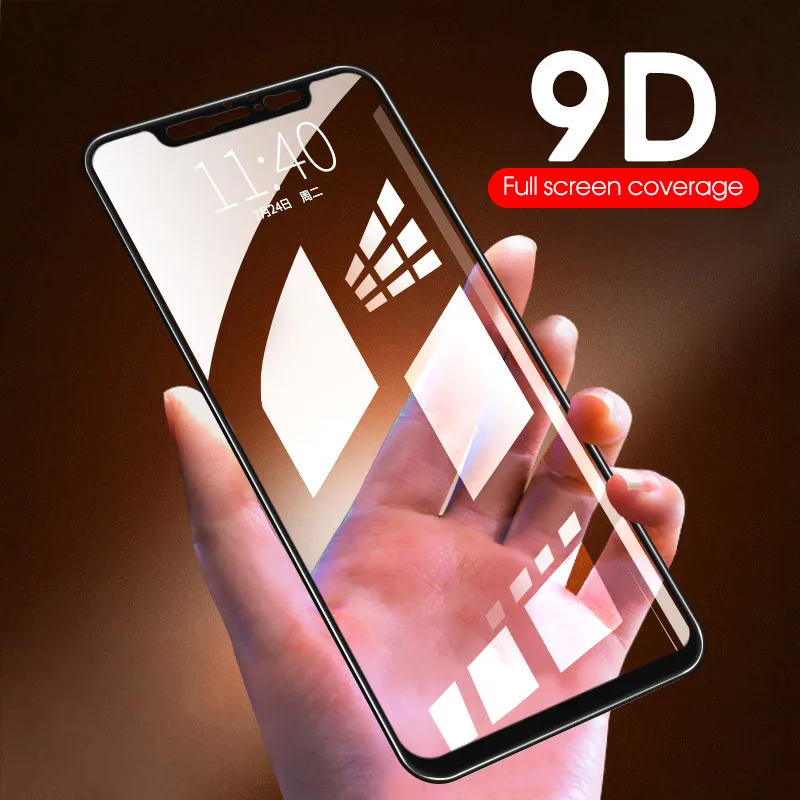 9D полноэкранное стекло для Xiaomi Redmi Note 7 6 Pro 6A 5 закаленное покрытие Mi8 Lite 6X 5X A1 A2 Plus