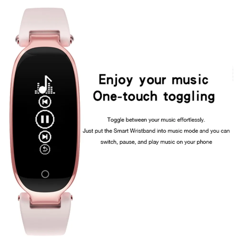 PLYSIN Fitness Tracker Women Sport Smart Watch Band Bracelet Heart Rate Monitor Swimming Waterproof | Электроника