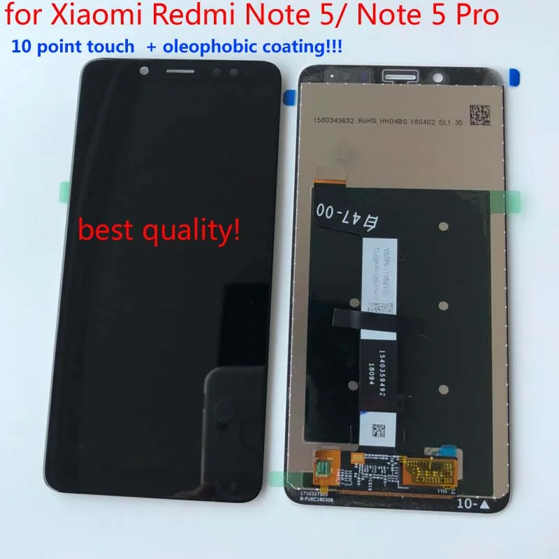Оригинальный ЖК дисплей качества AAA с рамкой для Xiaomi Redmi Note 5 Pro сменный экран Snapdragon