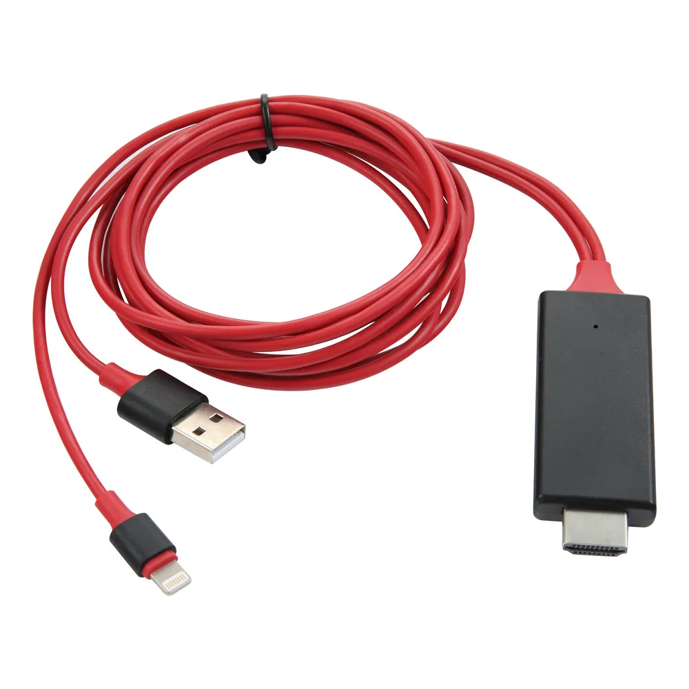 Для Lightning Hdmi 1080P HDTV TV цифровой av адаптер шнур для iPad Pin USB HDMI кабель умный конвертер