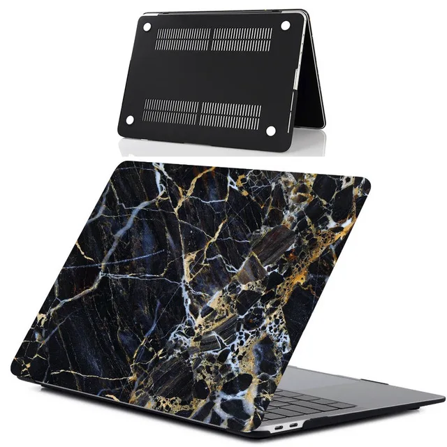 DLS-23 Популярный чехол для ноутбука с мраморным узором для Apple Macbook Pro retina Air 11 12 13 15, для Mac new Air/pro 13 дюймов A1932 A1708 - Цвет: DLS-23