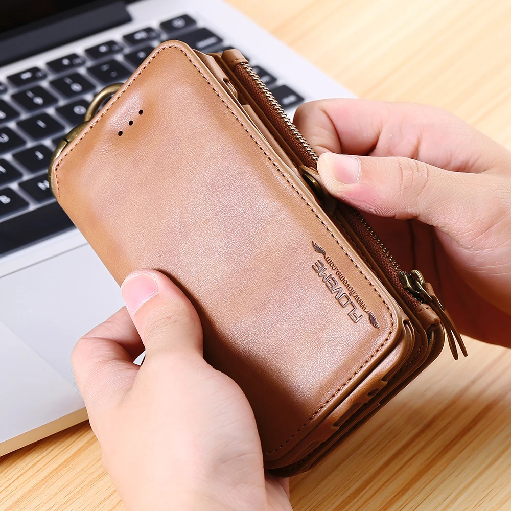 

FLOVEME Wallet Case For Samsung S20 Note 20 S20 Ultra S10 S9 S8 Plus S10E PU Leather Pouch Bag For Note 10 9 8 5 4 3 S6 S7 Edge