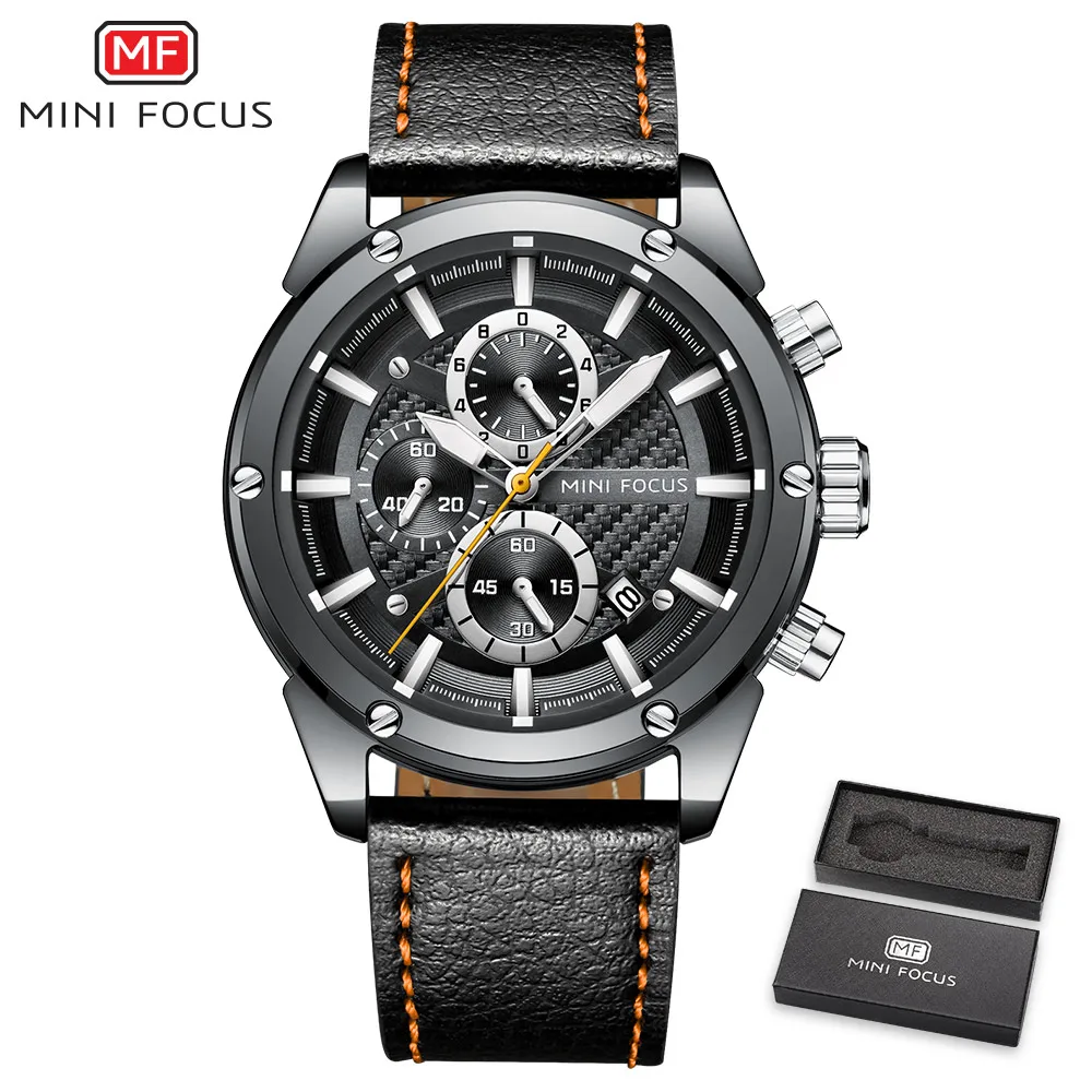 Relojes, мужские часы, мини фокус, модные спортивные кварцевые часы, мужские часы, Топ бренд, Роскошные водонепроницаемые часы, Relogio Masculino - Цвет: Серый