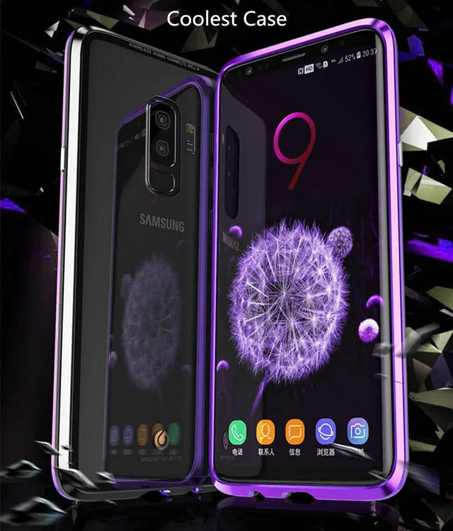 Металлическая Рамка флип Etui для samsung Galaxy S10 Plus чехол Note10 Coque samsung S10Plus чехол на магните для samsung Note 10 Plus чехол S10e S9 S10