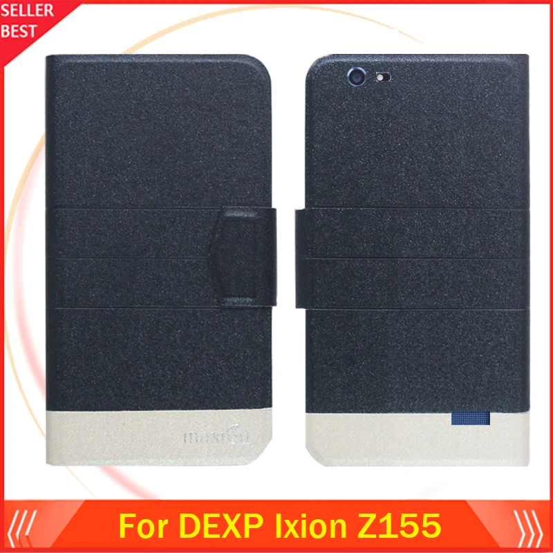 Чехол для телефона DEXP Ixion Z155, эксклюзивный ультратонкий кожаный флип-кейс с карманами для карт памяти, в 5 цветах. Бесплатная доставка.