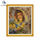 Joy Sunday женские воспоминания вышивка DIY Точная печать китайская живопись наборы для вышивки крестиком
