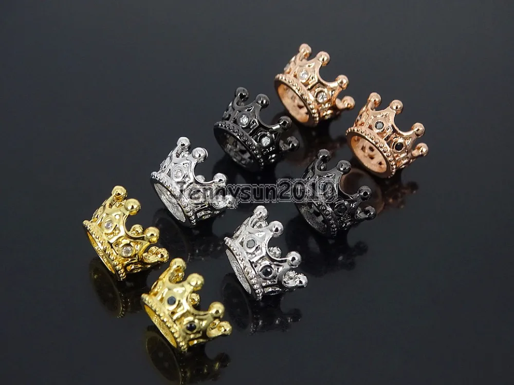 Прозрачные циркониевые драгоценные камни проложить корону королевы браслет с