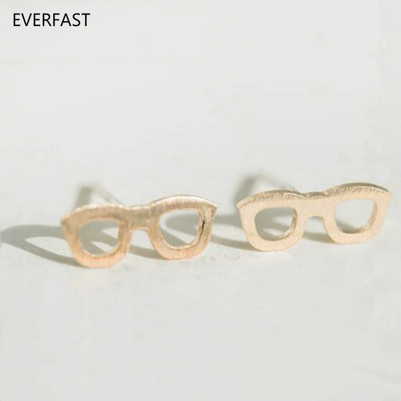 1 Пара простых очков Everfast оправа серьги модные для женщин детей ювелирные изделия
