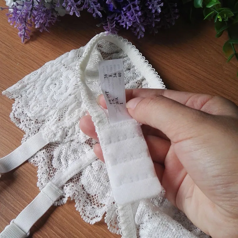 Сексуальные женские белые кружевные сетчатые хлопковые вышитые розы женский