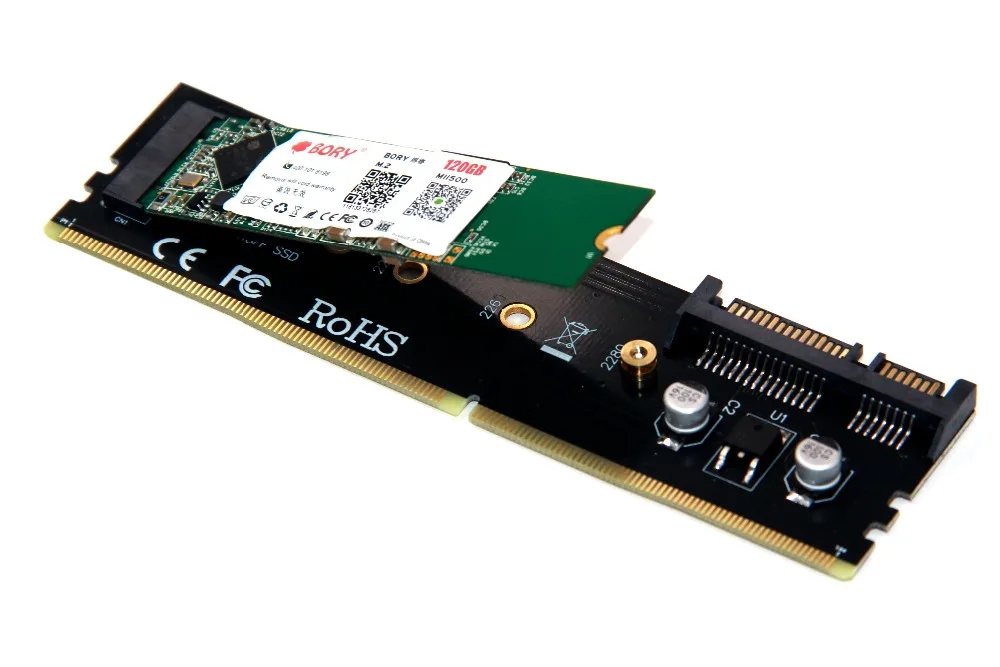 L DDR4 DDR3 для M2 ssd-адаптер M.2 NGFF B ключ карты расширения SATA 15Pin Мощность+ SATA 7Pin данных Порты и разъёмы Поддержка 2242 2260 2280 M.2 SSD