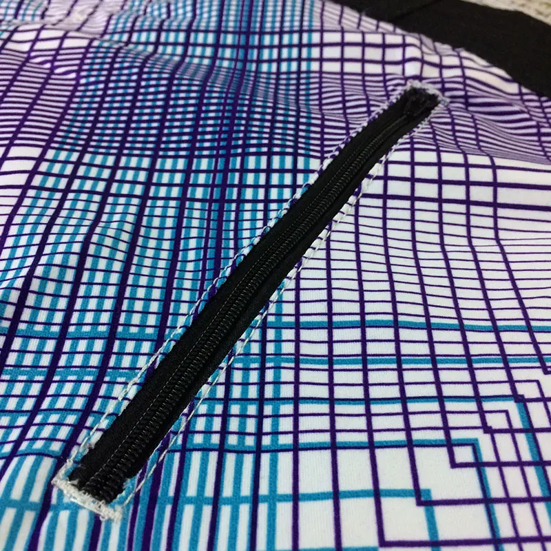 

2019 Summer Swimwear Striped Zipper Pocket Comfort Men Board Shorts Swimwear Men Beach Shorts Men Bermuda Short Boardshorts
