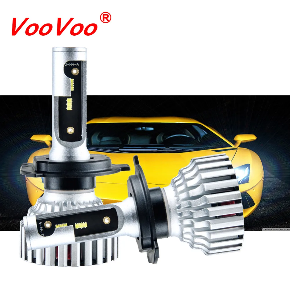 VooVoo H4 H7 H11 H8 H9 9005 9006 ZES светодиодный головной светильник лампы (Подол короче