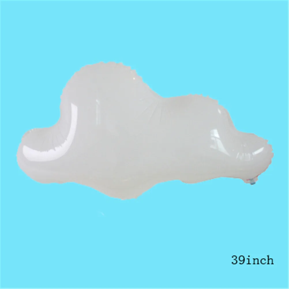 1 шт. день рождения ребенка душ алюминиевая пленка белые облака воздушные шары