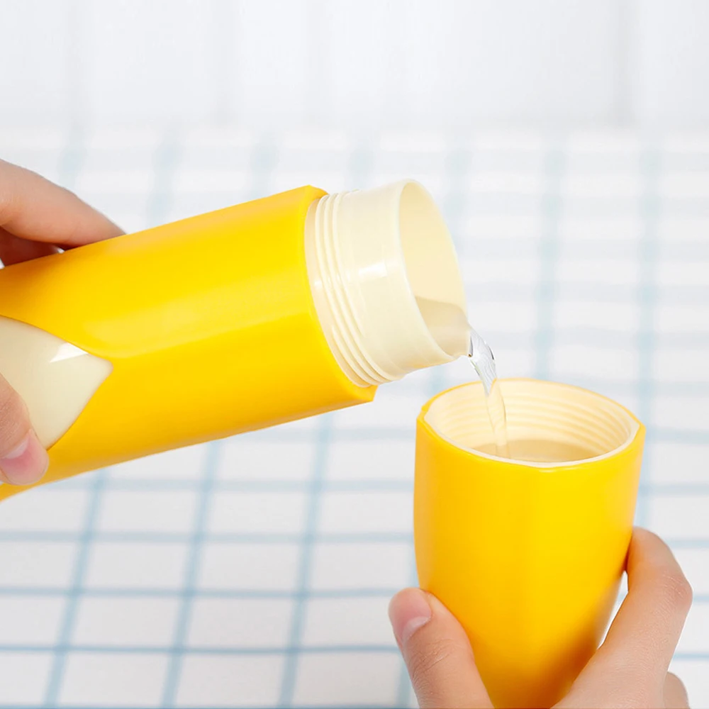 220 мл бутылка для воды без БФА милый банановый стиль креативный спортивный чайник