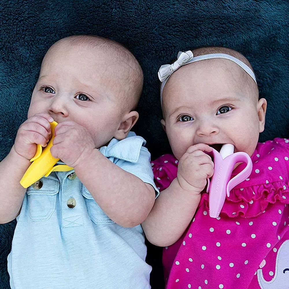 Силиконовые Банан Naissance детский прорезыватель младенческой жевание экологически подарок Baby Safe BPA бесплатно ребенка прорезывания зубов кольцо Дети Прорезыватель