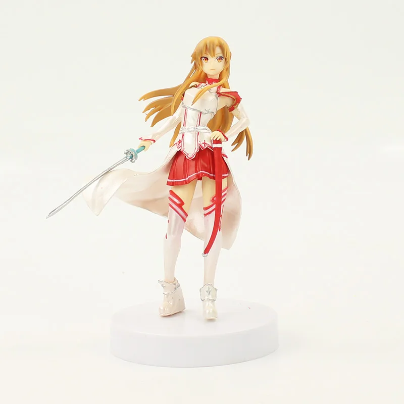 18 см меч искусство онлайн Asuna фигурка игрушка Yuuki SAO аниме красота Коллекционная