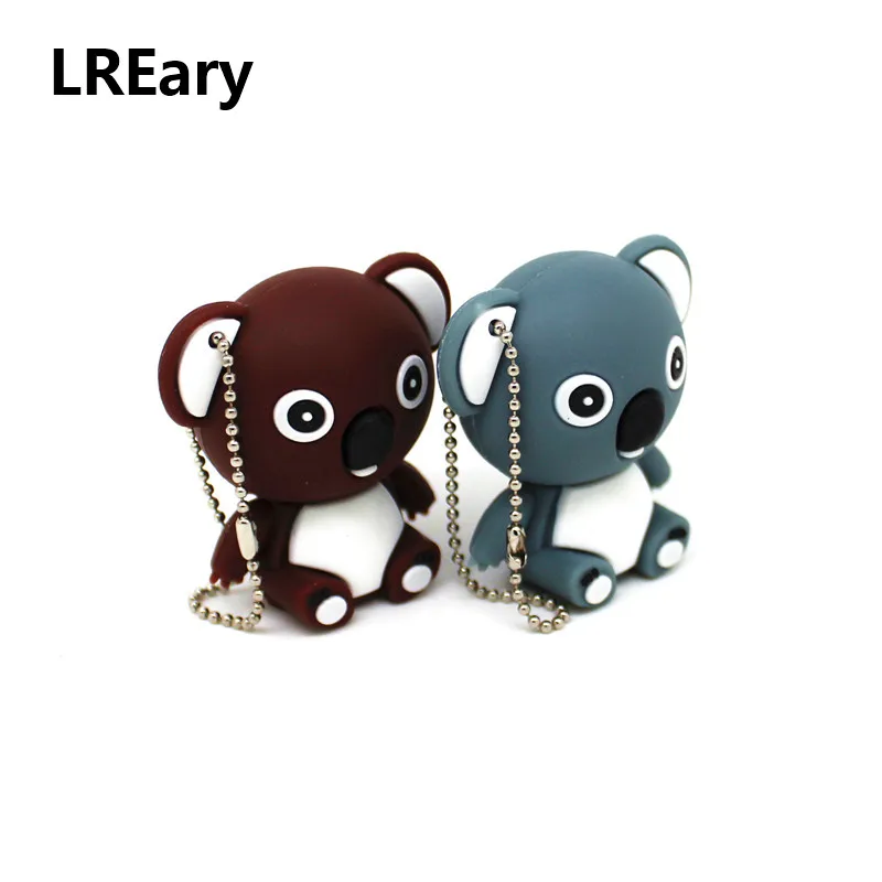 Милый серый/коричневый Австралийский медведь Coala Koala USB-флеш-накопитель 4 ГБ/8 ГБ/16