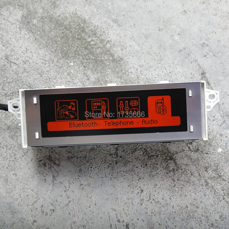 (10 шт.) подлинная для peugeot 307 407 408 citroen C4/C5 автомобиль красный экран Поддержка USB и
