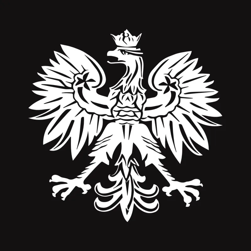 Anycuros польский Орел Польша символ модные наклейки для автомобиля животный узор