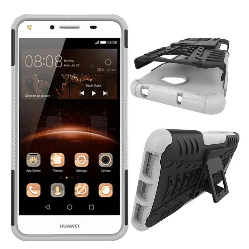 Byheyang чехол для huawei Honor 5A LYO-L21 чехол 5,0 дюймов Чехол-броня силиконовые чехлы для huawei Y5 2 Y5 II крышка Y6 II компактный - Цвет: white