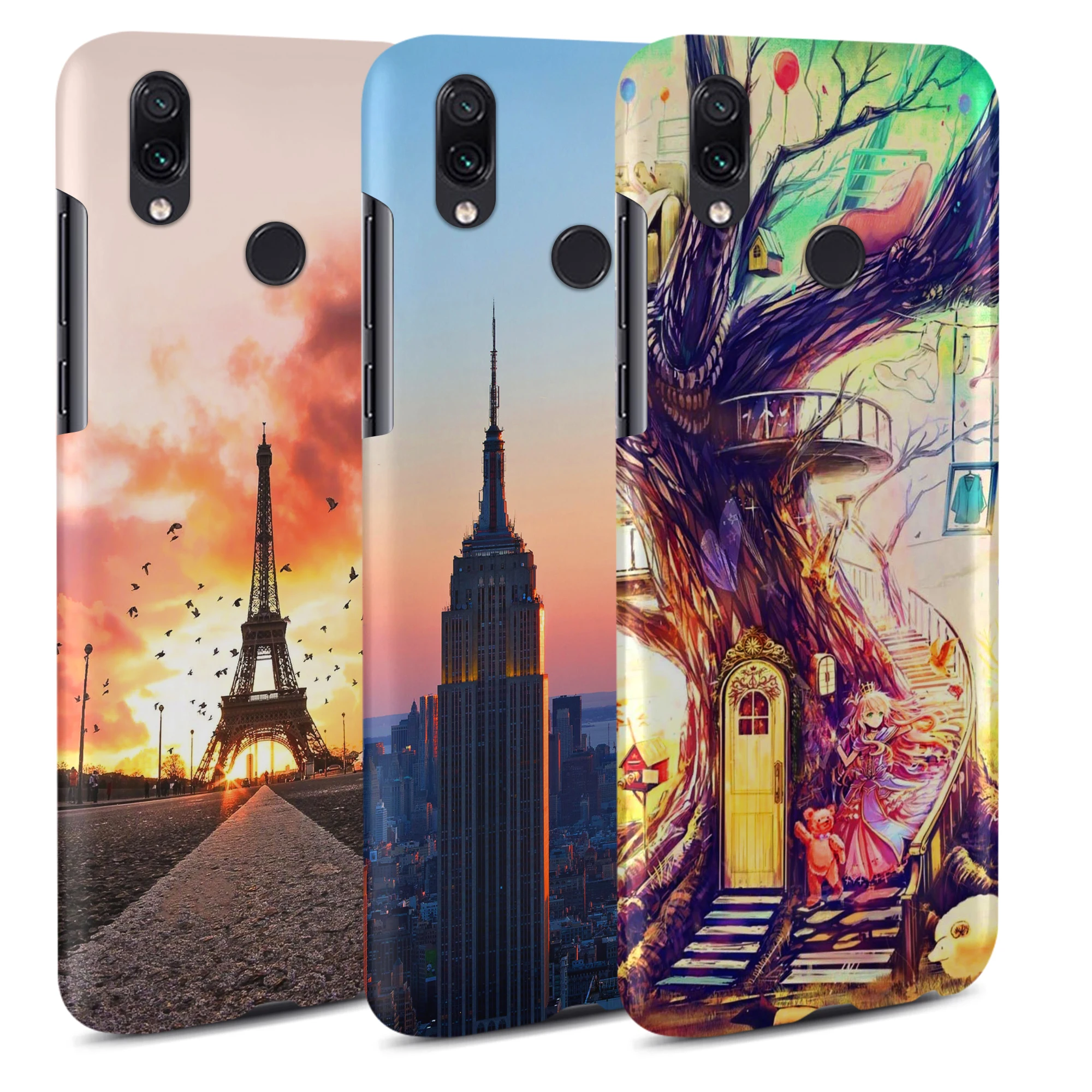 Чехол для Redmi note 7pro самодельный чехол Xaiomi Redmin 7 3D печать матовая задняя часть