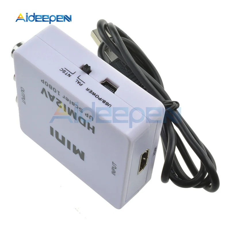 Адаптер преобразователь HDMI в AV HD 1080P RCA AV/CVSB L/R|Детали и аксессуары для приборов| |