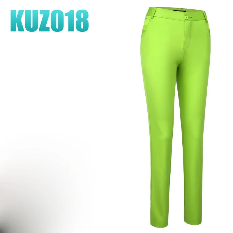 Pgm брюки для гольфа женщин быстросохнущие дышащие длинные высокая эластичность