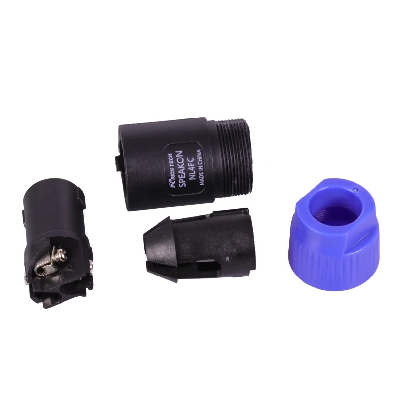 100 шт. оригинальный богатые технология 4Pin Профессиональный Динамик Мощность con