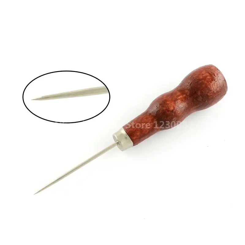 

Pandahall Stainless Steel Bead Awls Beading Needles Jewelry Tools Equipments with Wood Cover CoconutBrown 125x20mm, Pin: 1~1.9mm