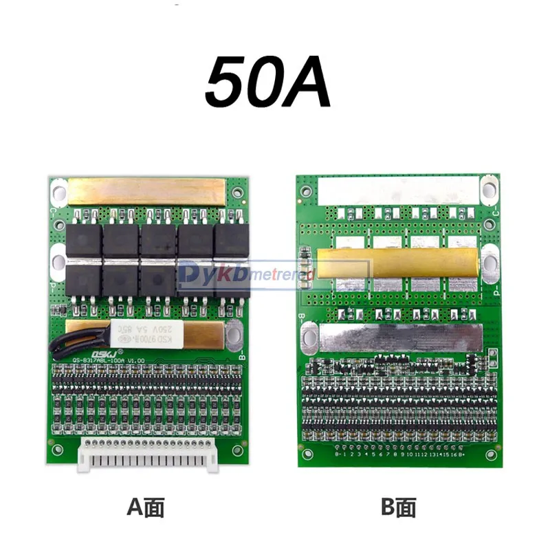6S 17S 150A 120A 80A 50A баланс BMS LiFePO4 Li Ion Lipo литиевая батарея Защитная плата 24 в 48 60 7S 8S 10S 12S