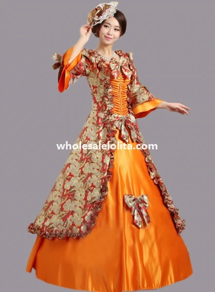 

Historical Marie Antoinette Inspired Ball Gown Stage Costume