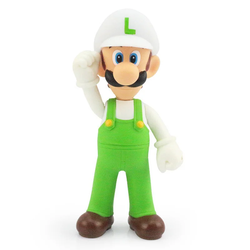 4 шт./лот 12 см Super Mario Bros MARIO & LUIGI рисунок PVC Фигурки Игрушечные лошадки Коллекция