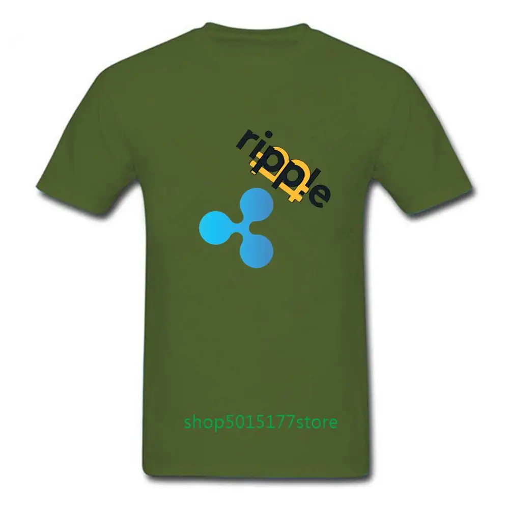 Мужская футболка с криптовалютой Ripple Шахтер из 100% хлопка высшего качества летняя
