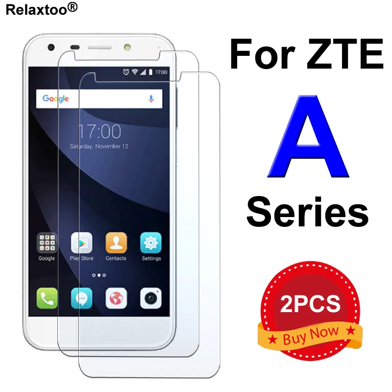 2 шт. Защитное стекло для zte V7 lite S291 a610 blade a6 a512 a520 a601 Z9 mini Nubia N1|Защитные стёкла и