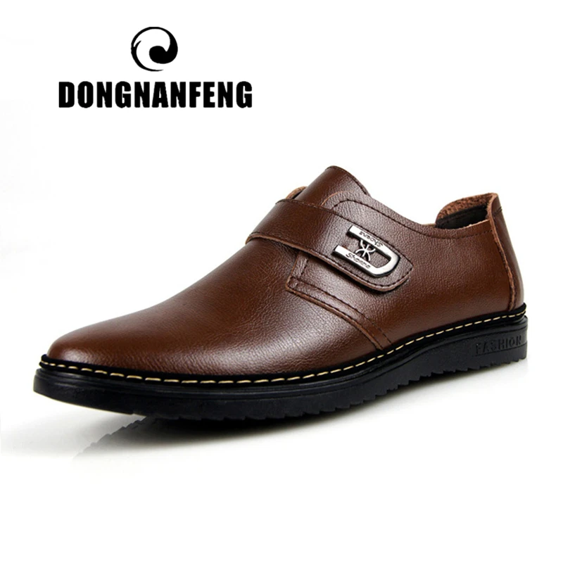 DONGNANFENG Men's Male Casual British Business Cow Genuine Leather Shoes Moccasins Flats Spring Autumn Soft Size 38-44 LC-2106 | Обувь