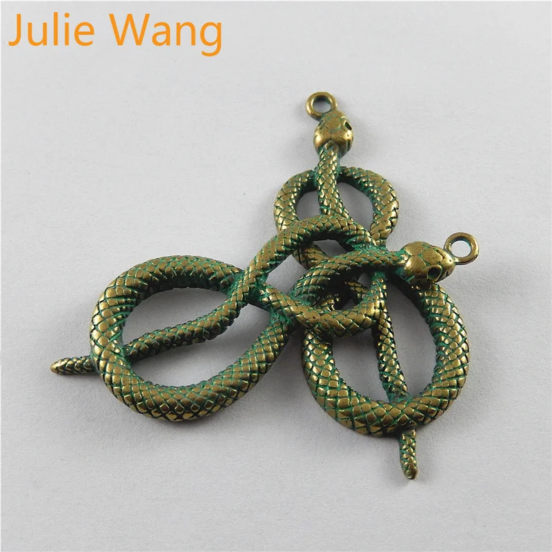Julie Wang 10 шт. цинковый сплав винтажные античные бронзовые креативные подвески в