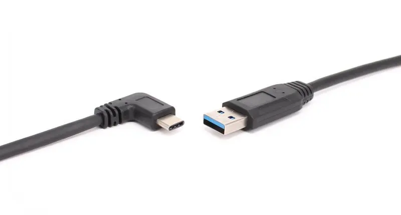 90 градусов кабель USB 3 0 тип A папа к 1 Тип C Мужской Угол синхронизации и зарядки