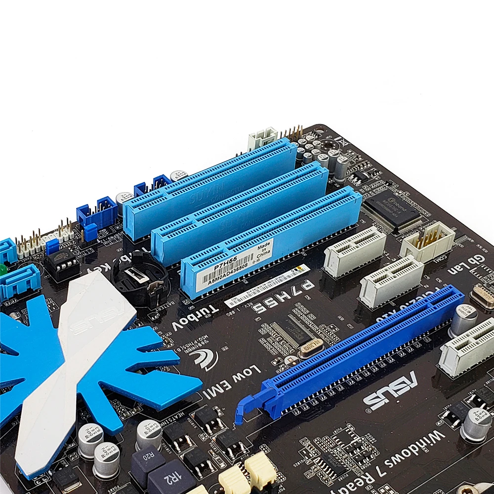 Материнская плата Asus P7H55 для настольных ПК H55 Socket LGA 1156 для Core i7 i5 i3 DDR3 16G SATA2 USB2.0 ATX оригинальная б/у материнская плата