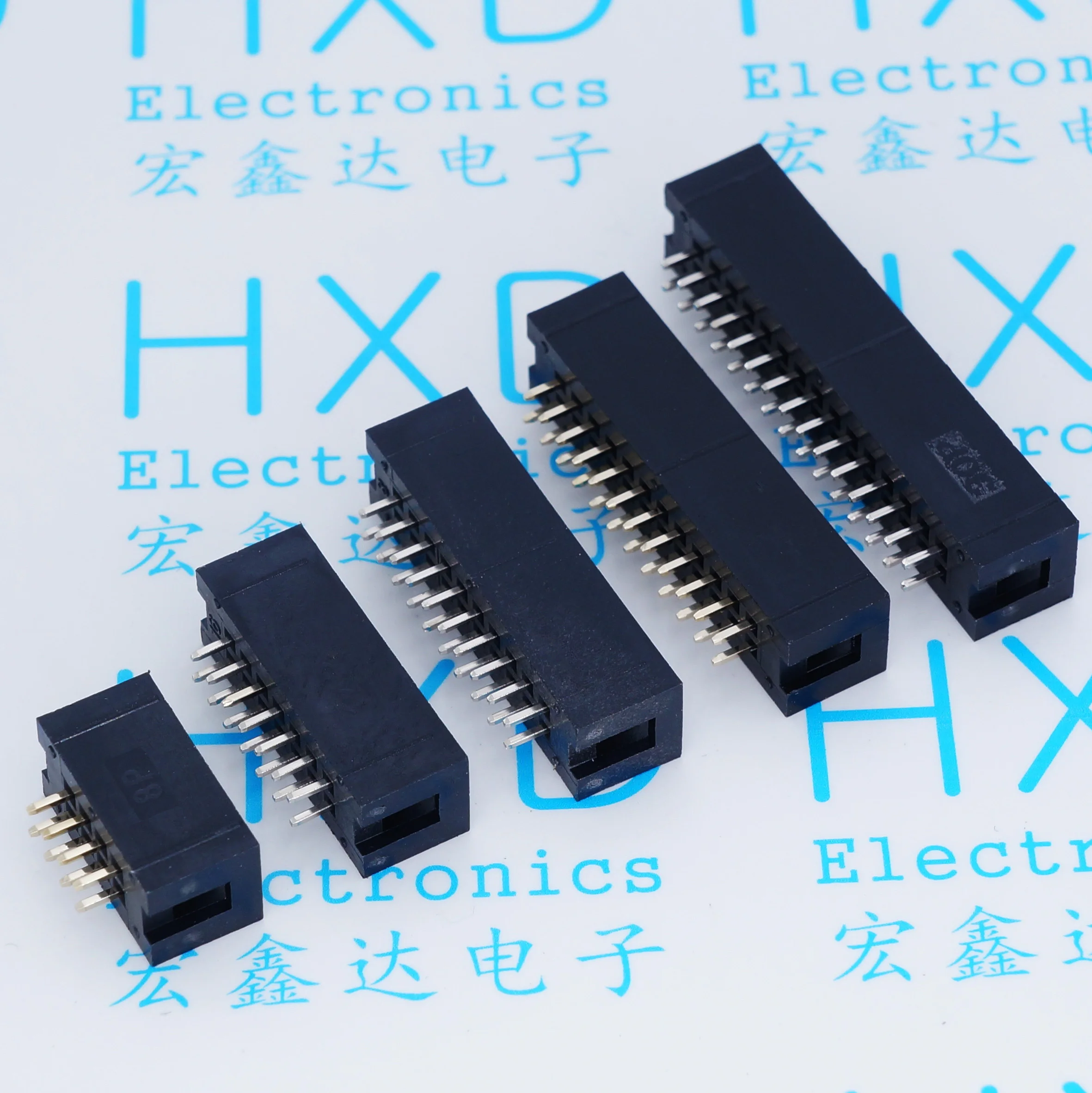 10 шт. DC3 6P 8P 10P 14P 16P 20P 26P 30P 34P 40P 50P 2 54 мм разъем для коннектора ISP Male Double spaced прямой IDC